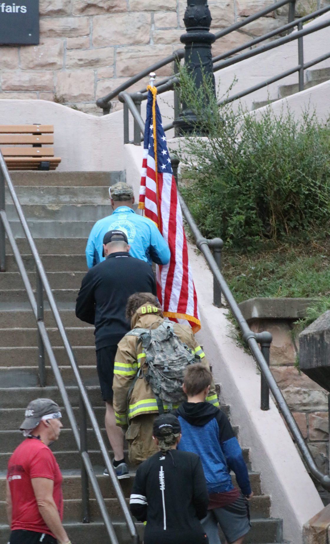 New record, inspiring stories at 911 Stair Challenge