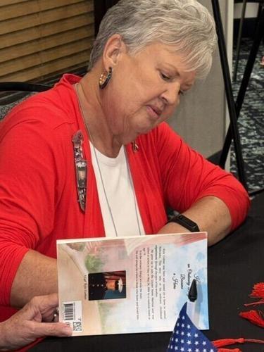 gold star mother - p1 - signing books