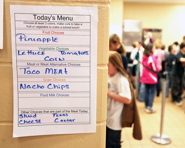 peters township school district lunch menu