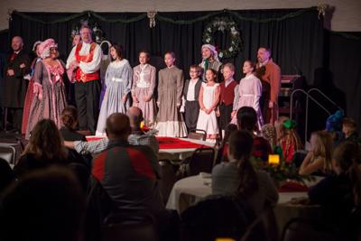 a feast of fun fezziwig s feast dinner theater fundraiser