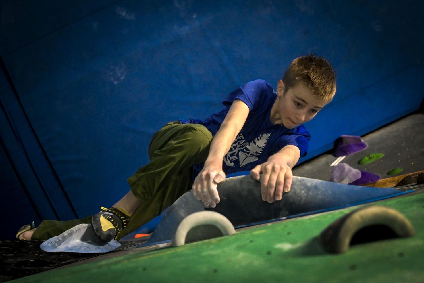 Ben Bergman qualifies for USA Climbing Youth Nationals