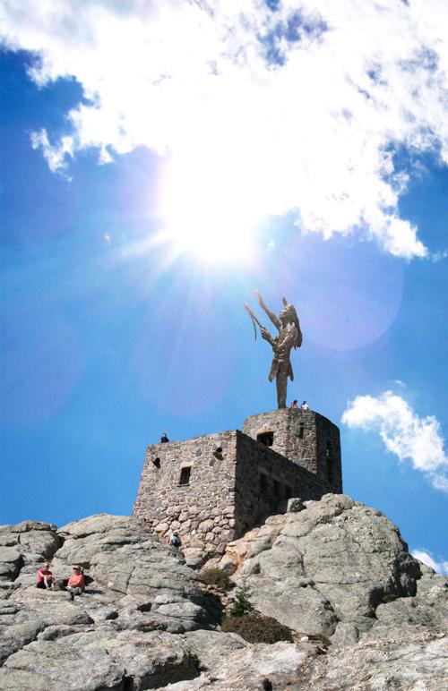 Black Elk Statue On Background Rapidcityjournal Com