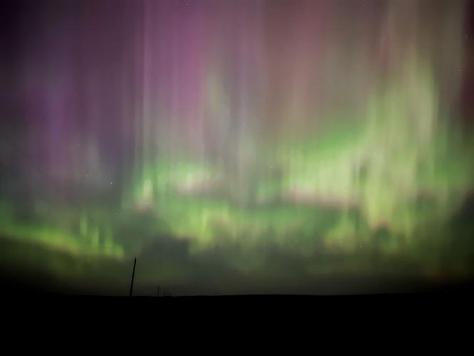Aurora Borealis in South Dakota