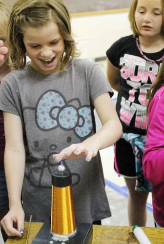 Makinley Fuller with Tesla Coil