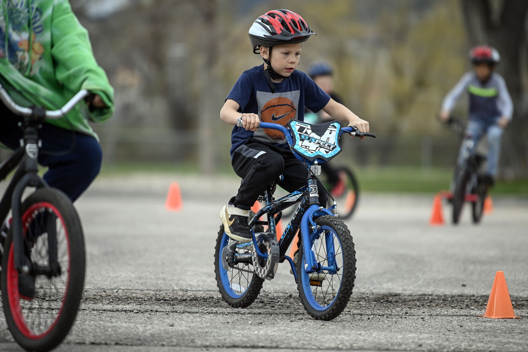 Excited about biking Club for Boys teaching kids to ride