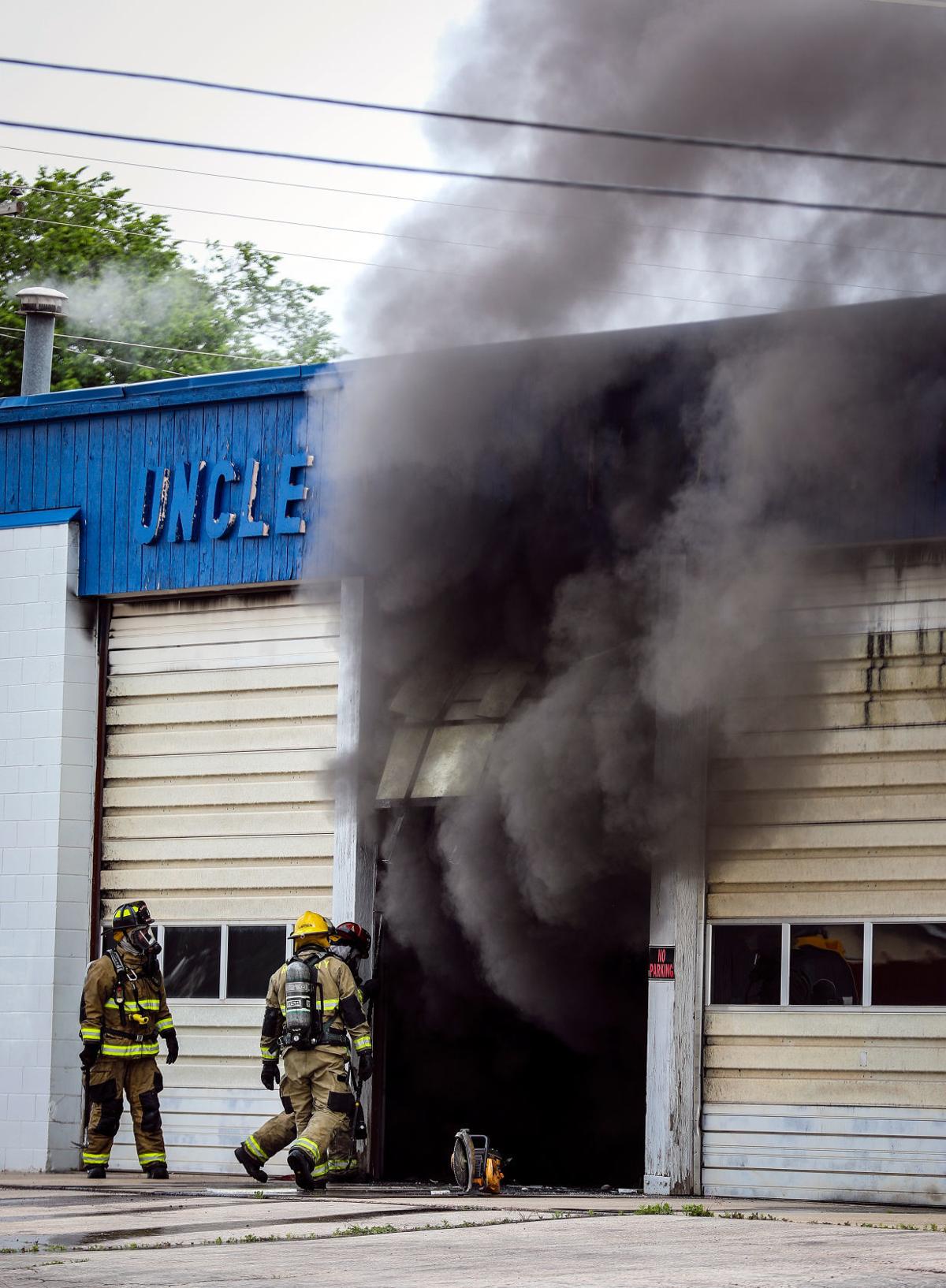 Firefighters extinguish blaze in Rapid City auto shop garage Local