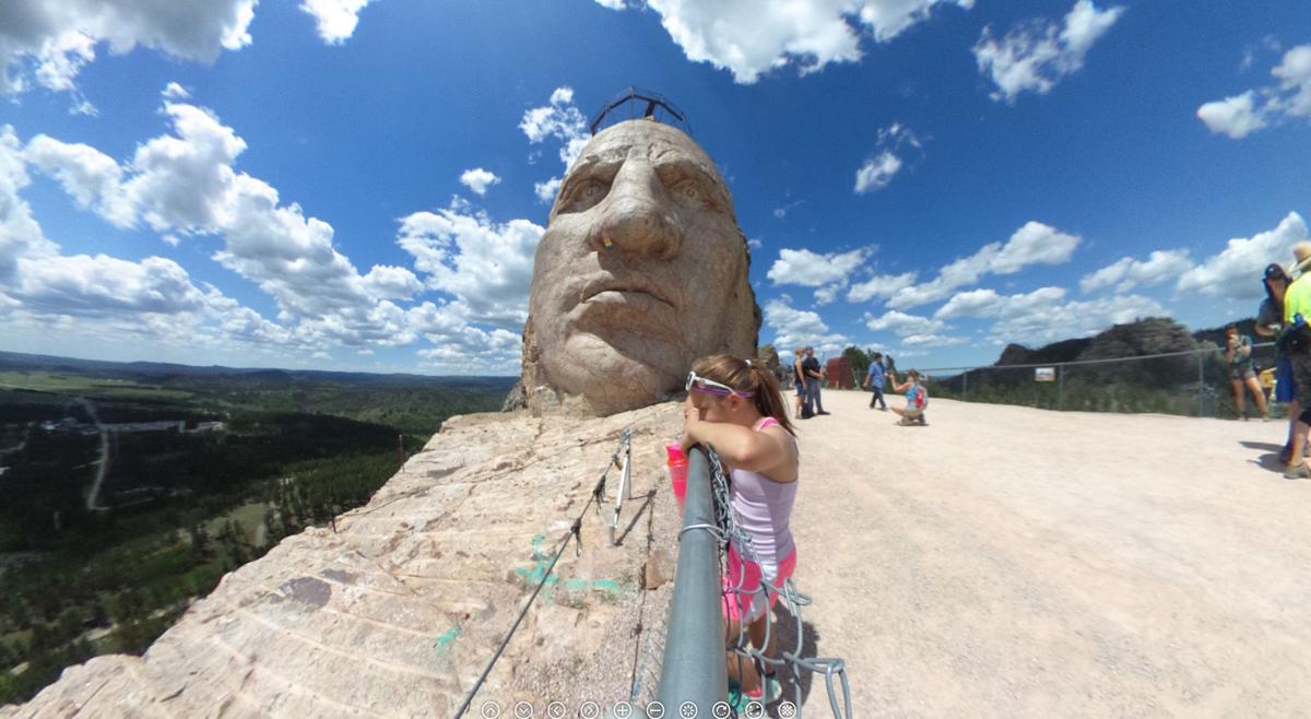 360DEGREES View Crazy Horse Memorial from the top of the Volksmarch