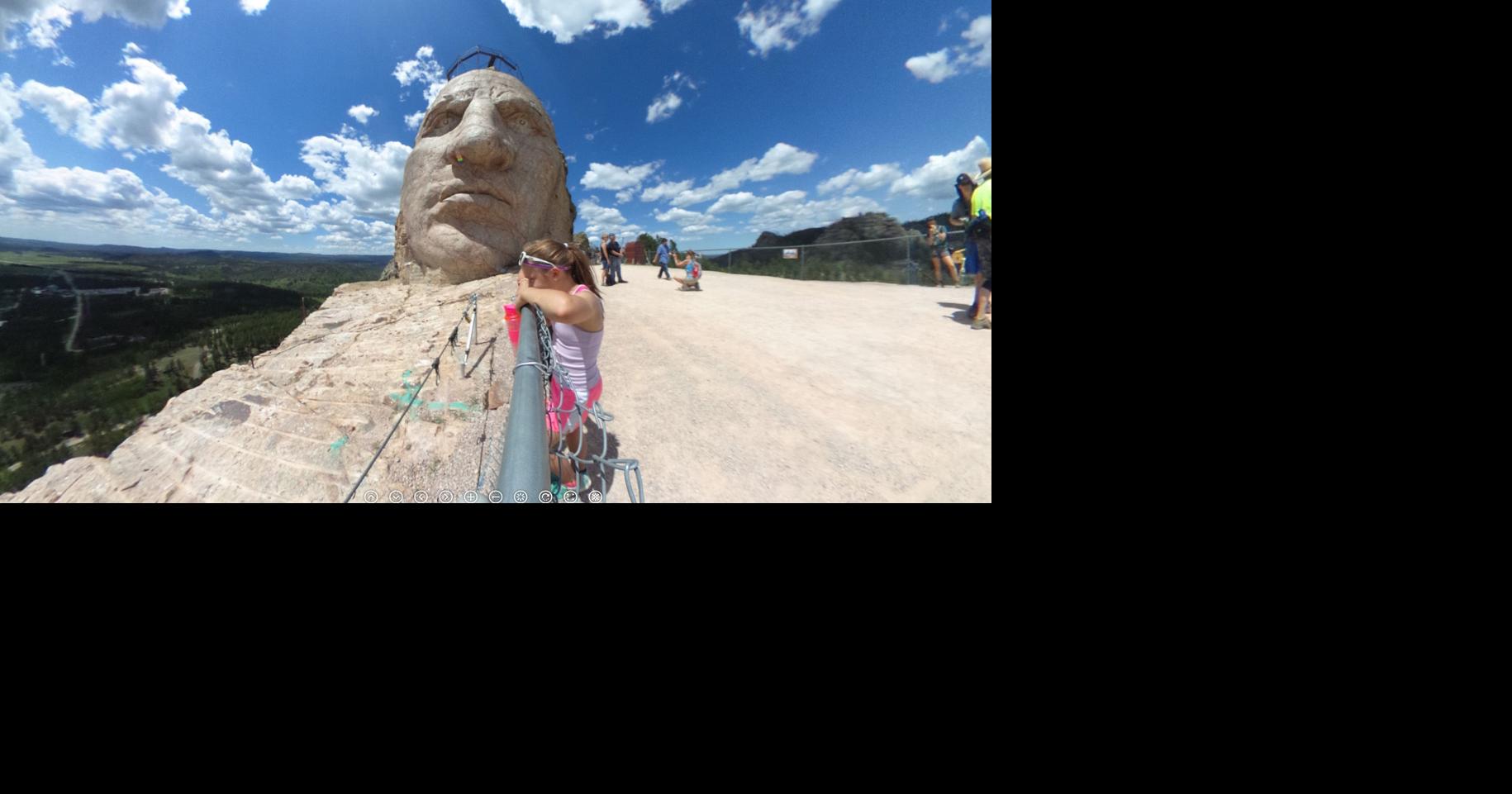 360DEGREES View Crazy Horse Memorial from the top of the Volksmarch