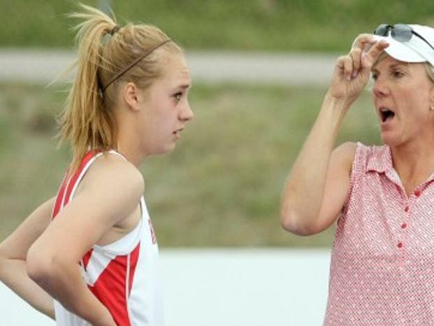 High School Track Central S Christensen Breaks South Dakota Girls
