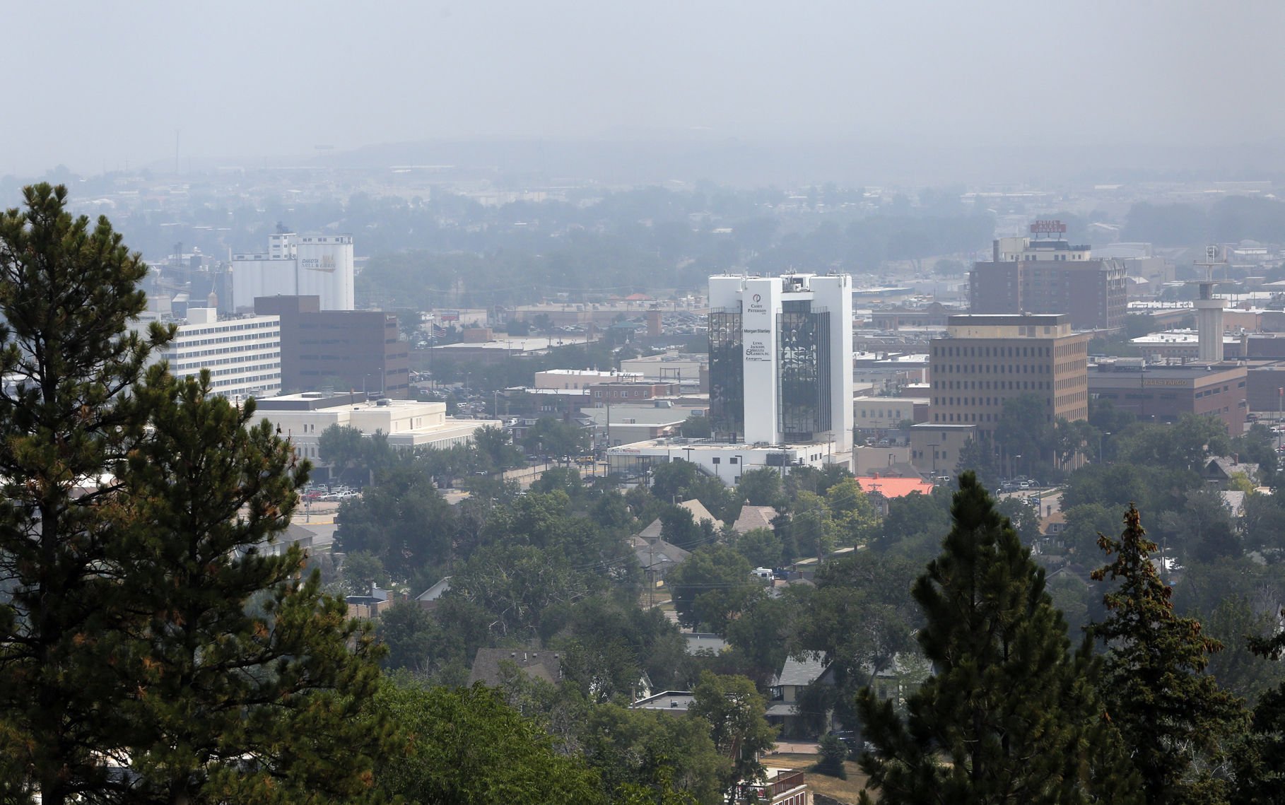 Wildfire continues to burn in Montana, US Wildfire continues to burn in Montana, US