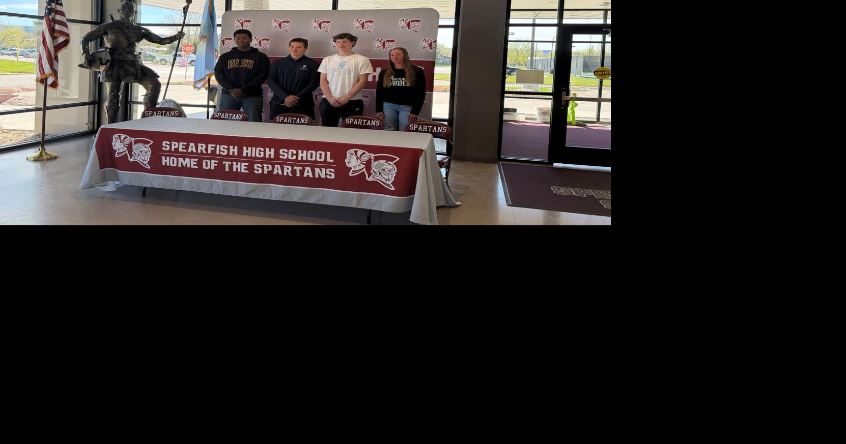 PHOTOS: Spearfish athletes sign letters of intent with area colleges