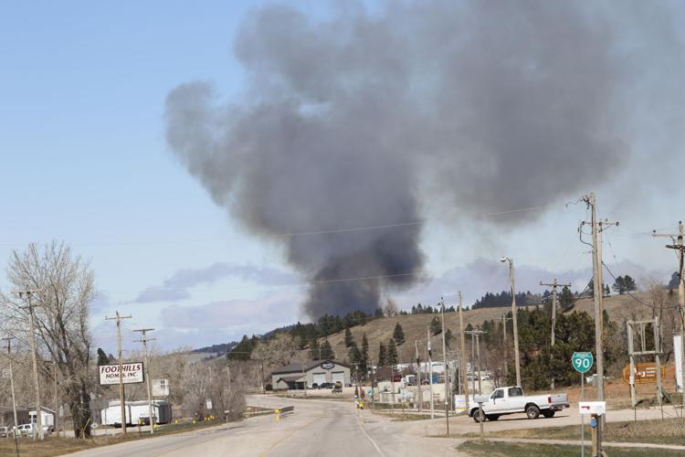 Firefighters respond to structure fire in Black Hawk