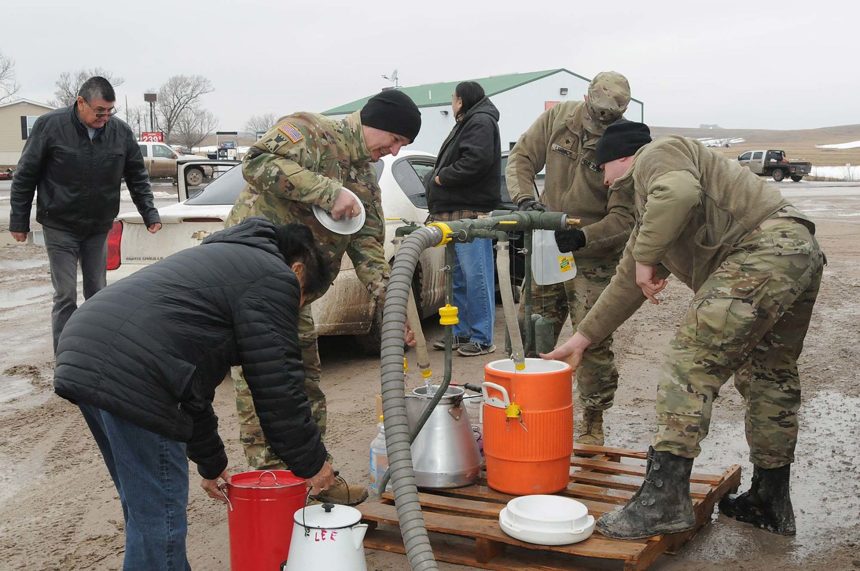 South Dakota National Guard, businesses help flood victims on Pine Ridge and across Midwest