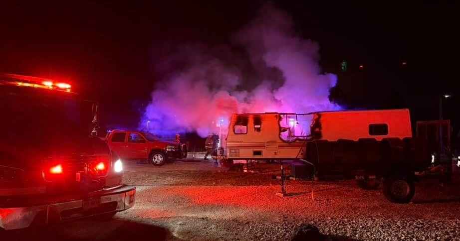 Firefighters respond to RV fire in Hill City
