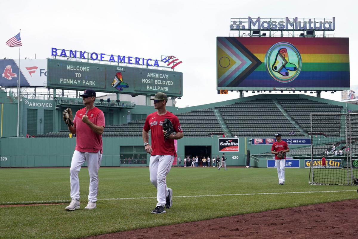 AP PHOTOS: MLB teams celebrate LGBTQ+ community with ballpark