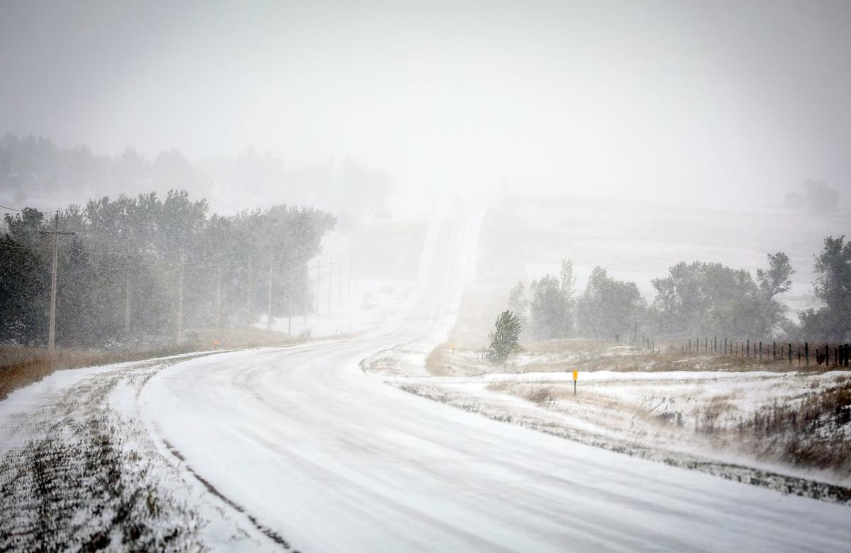 First Winter Storm Of The Season Brings Snow Wind To The Area