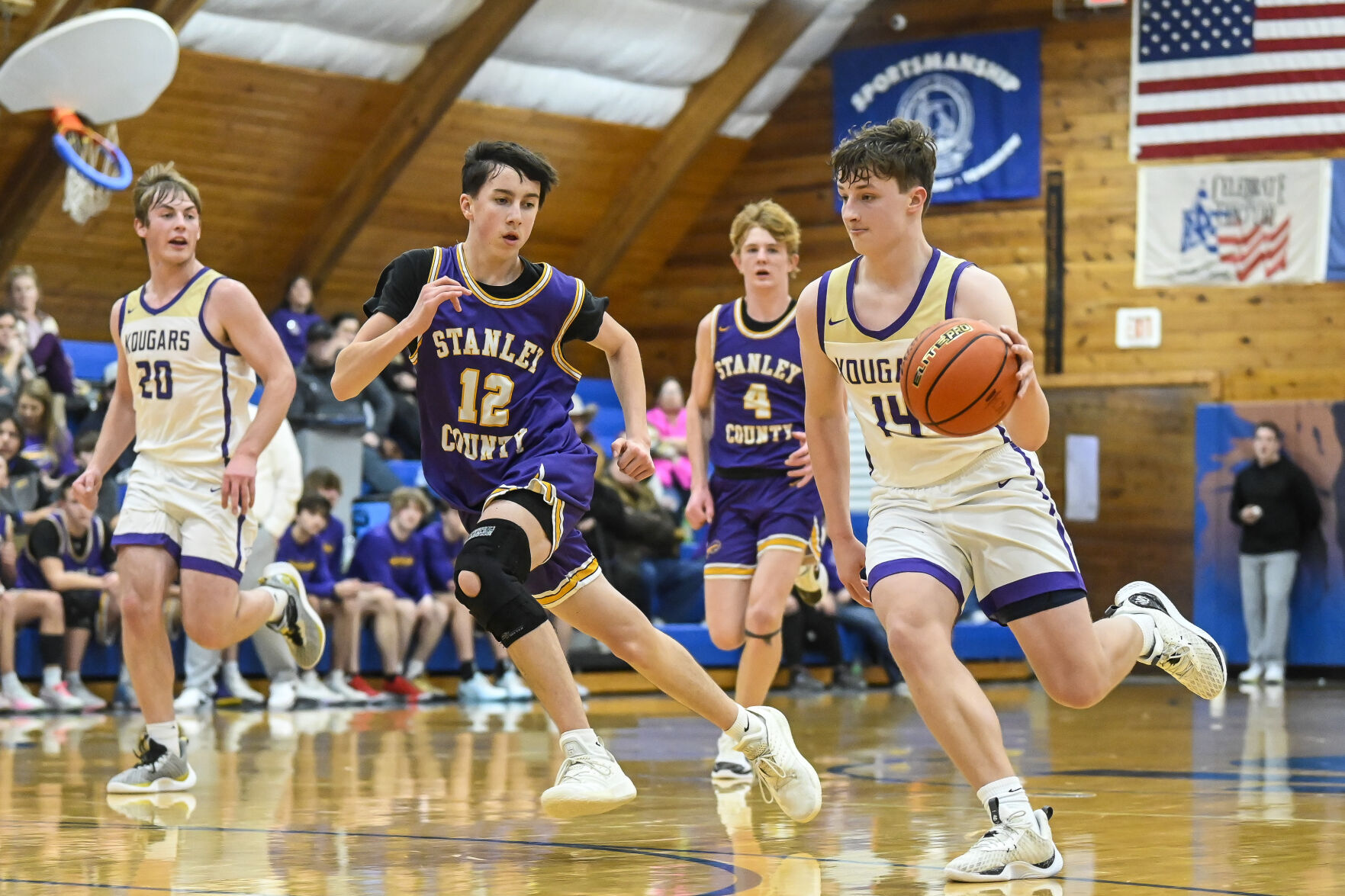 Kadoka Area Basketball Team Secures 7668 Victory, Advances to