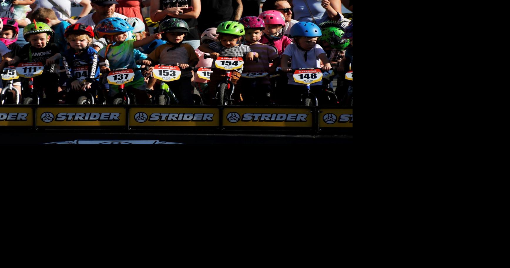 PHOTOS 2yearolds race for first in Strider Bike Fest