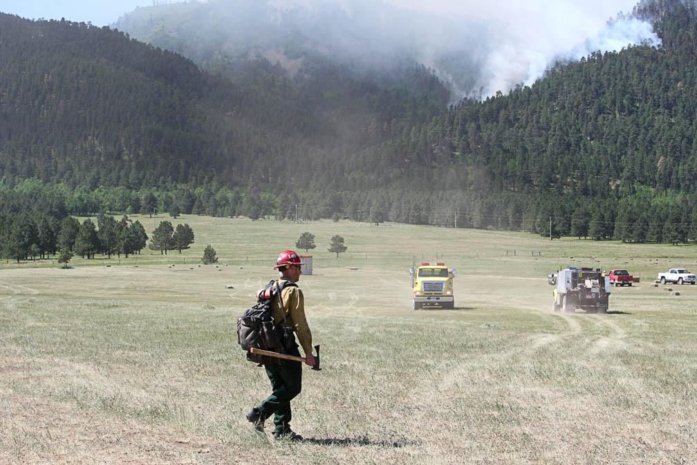 Crow Peak Fire continues to grow