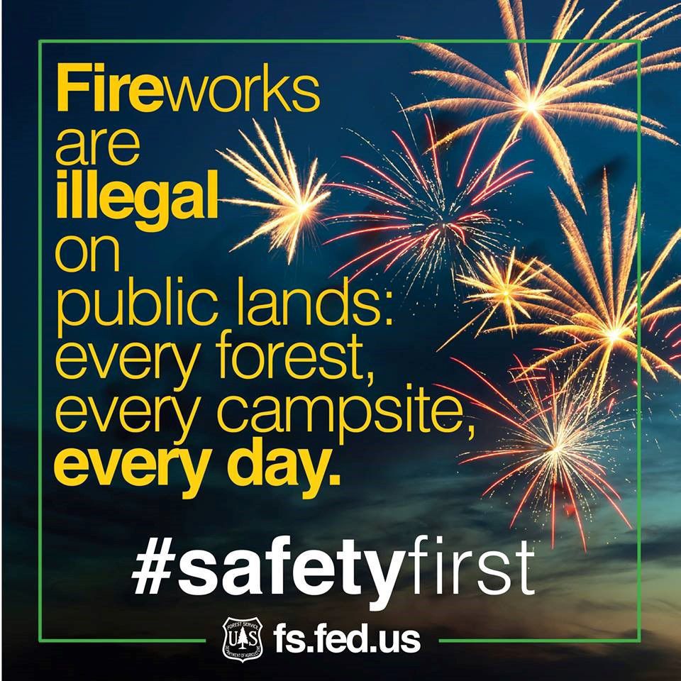 Officials Fireworks illegal in Black Hills National Forest