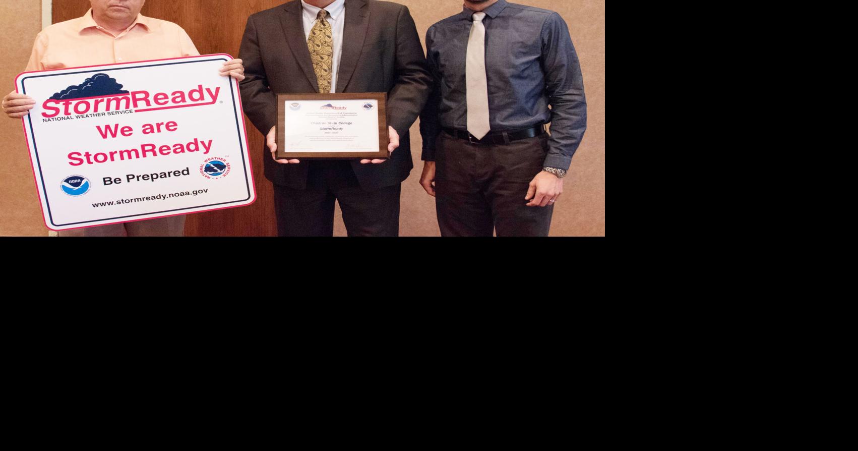 CSC recognized as StormReady by NWS