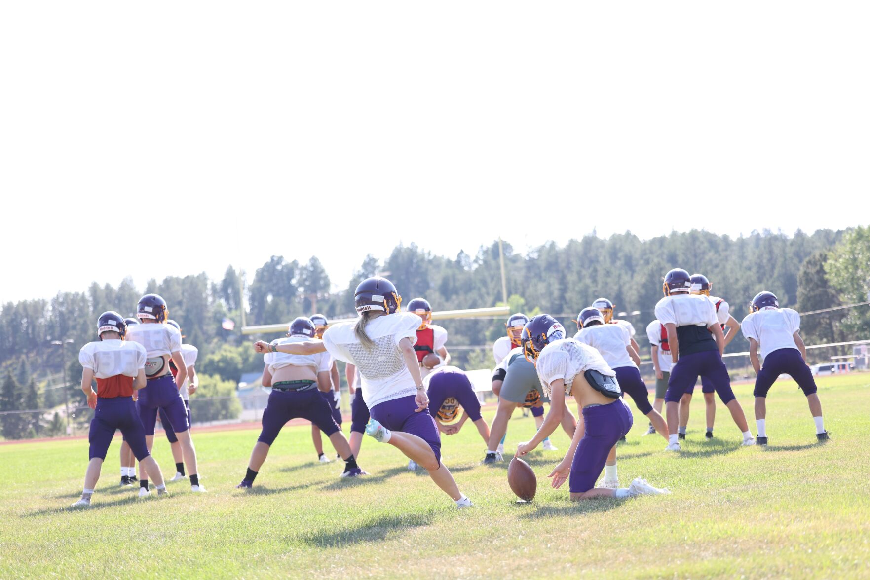 Custer High School football girl kicker hopes to inspire