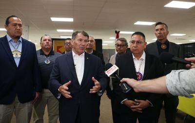 Mike Rounds and Tribal Leaders (copy)