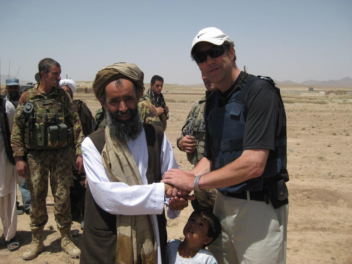 Erickson in Afghanistan, 2013