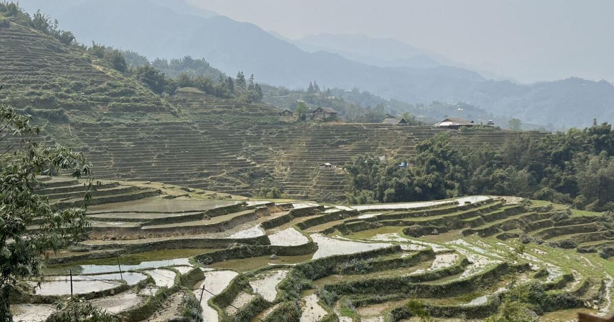 Sapa landscape.