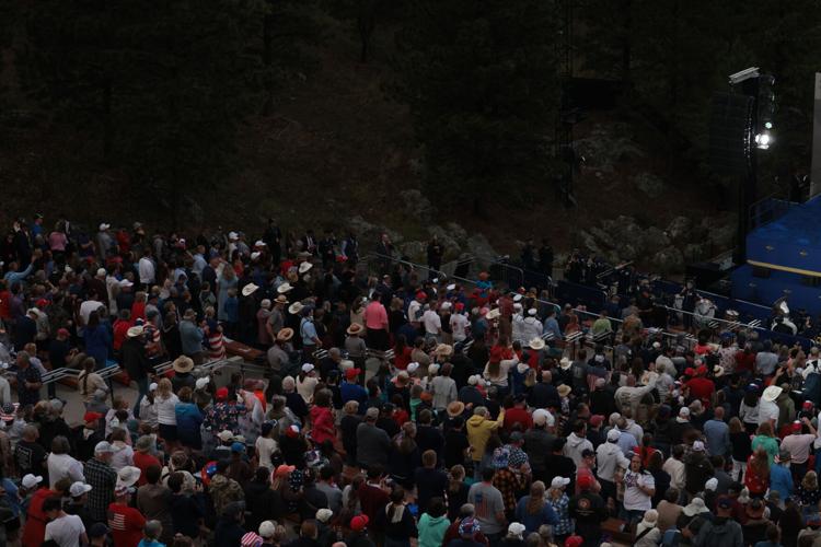 Evening crowd shot