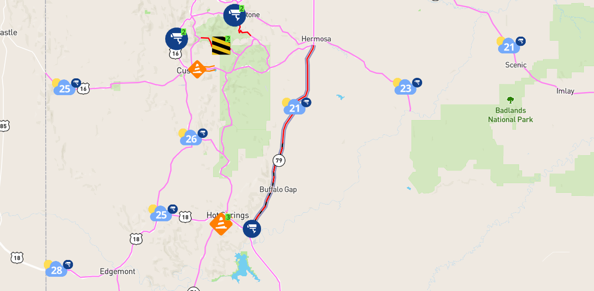 UPDATE Highway 79 reopens south of Hermosa