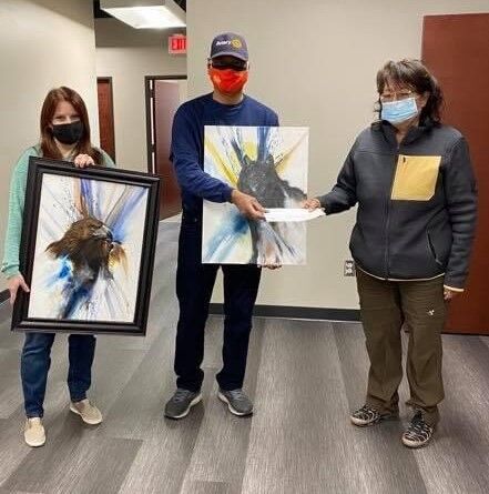 Rotary art donation