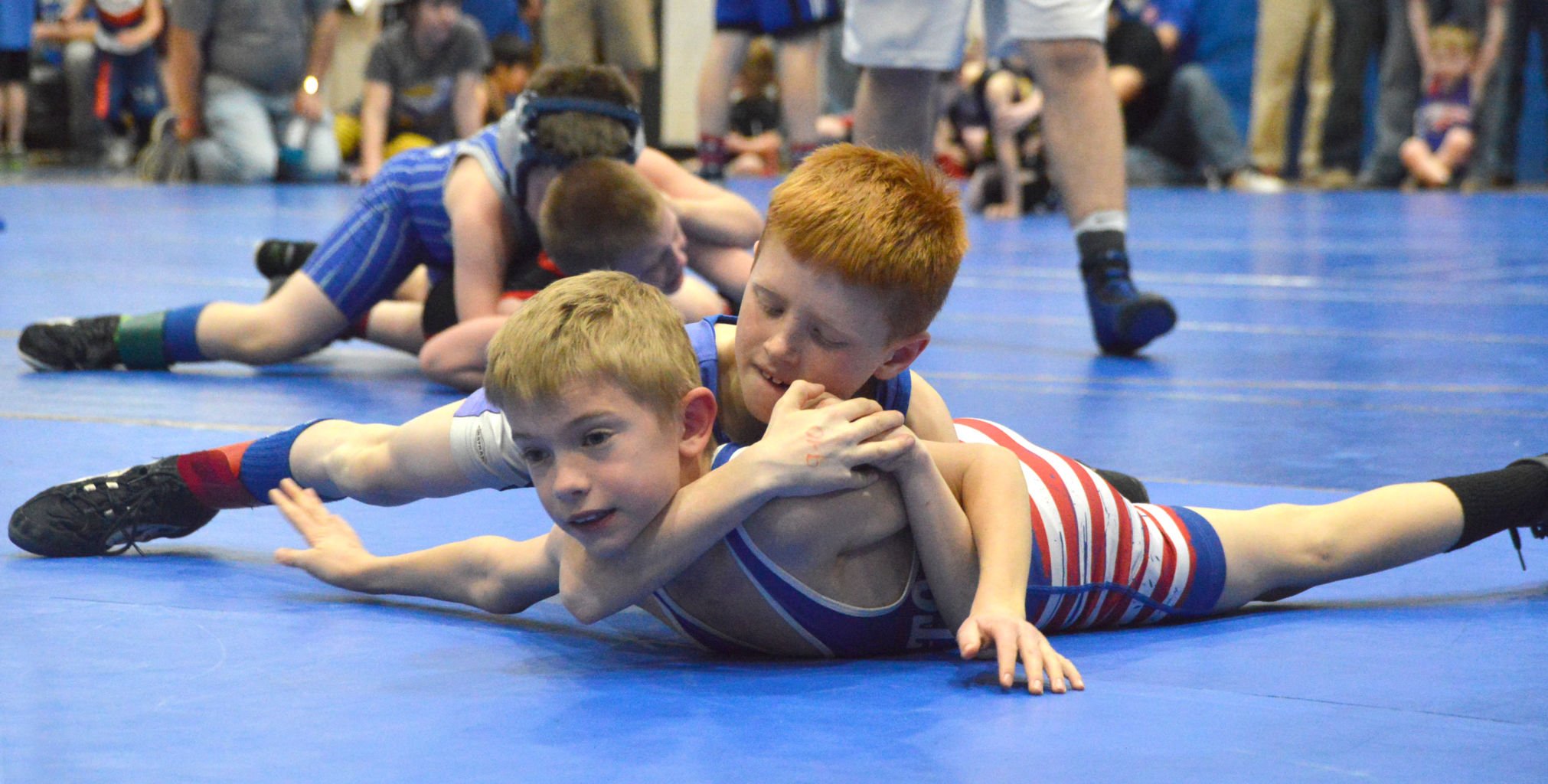 little boy wrestling singlets