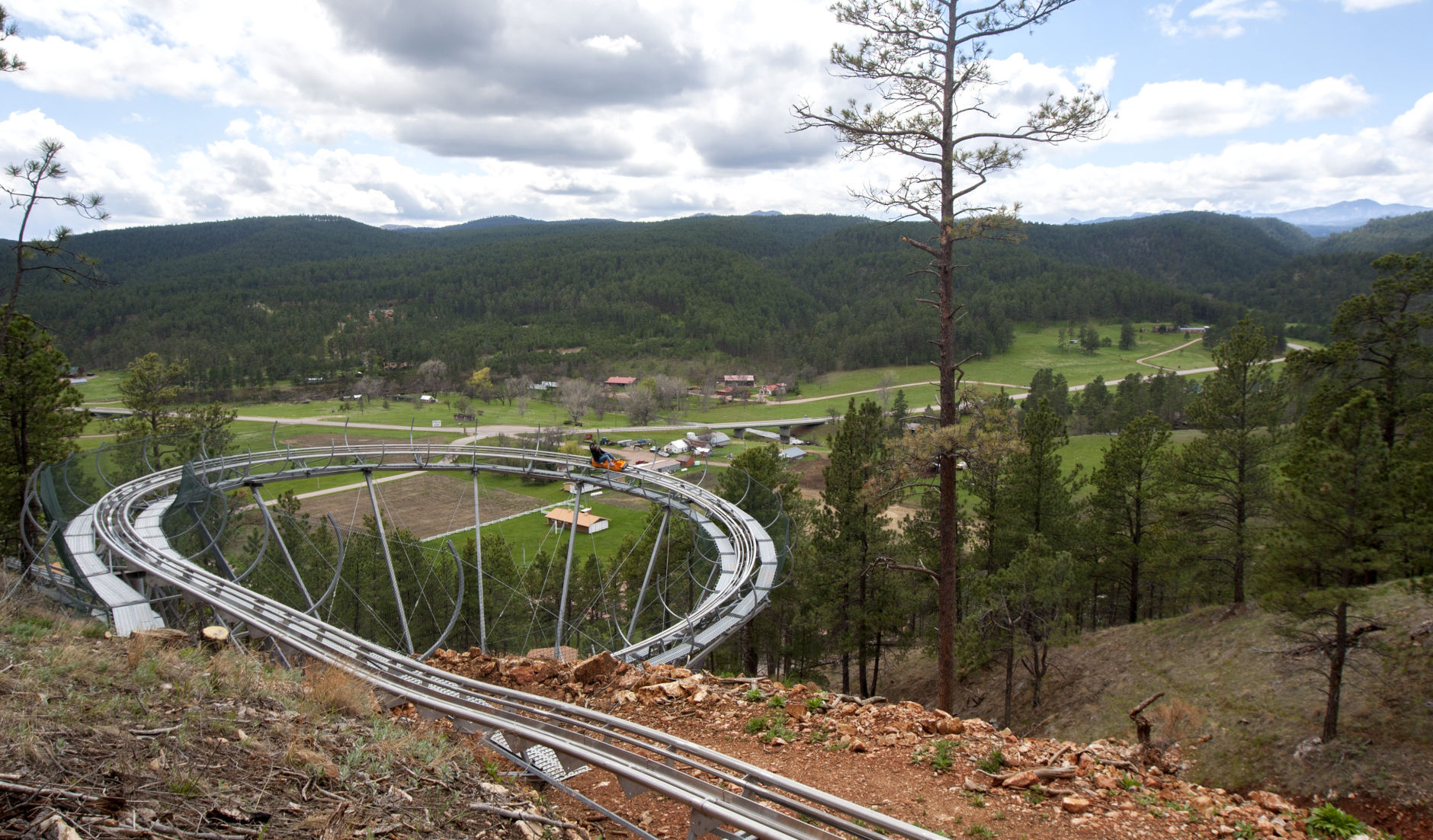 New coaster cuts through the heart of the Hills