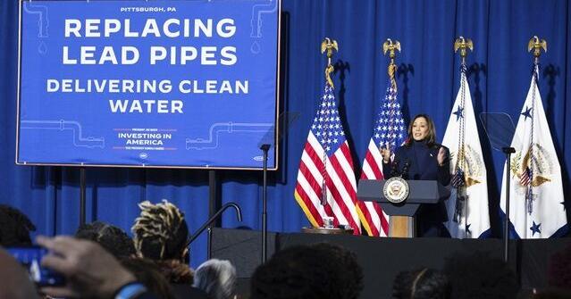 Harris announces $5.8 billion for water infrastructure projects, says clean water is a right