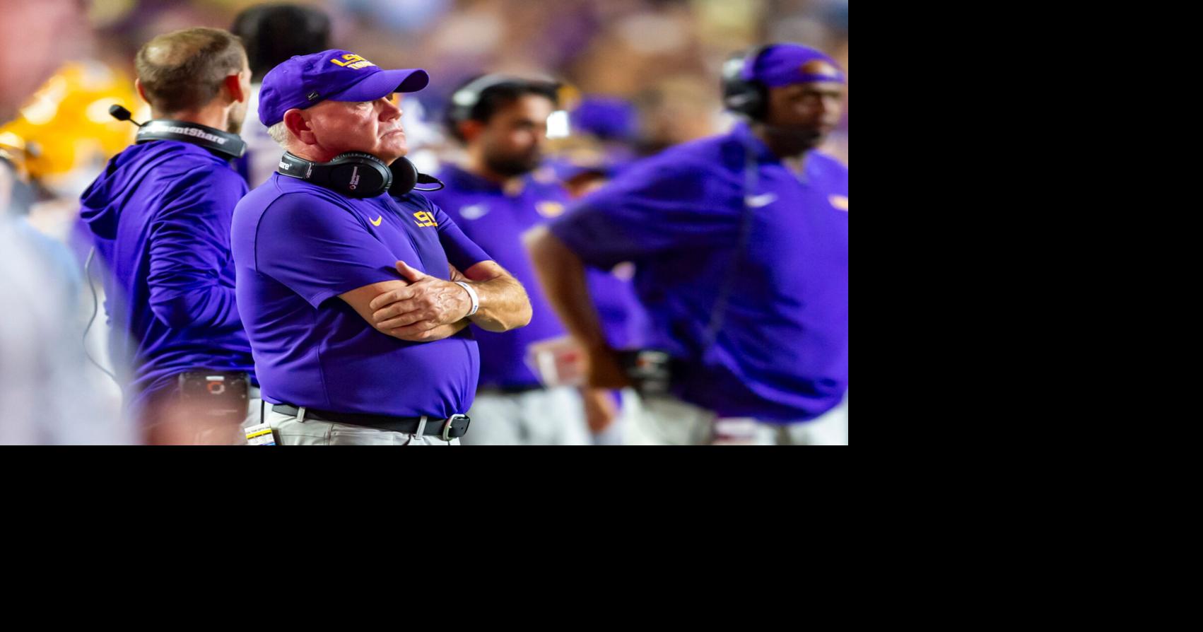 Tigers Head Coach Brian Kelly, LSU Tigers take on the Southeastern Louisiana. Sept 20, 2025; Baton Rouge, Louisiana, USA; at Tiger Stadium.