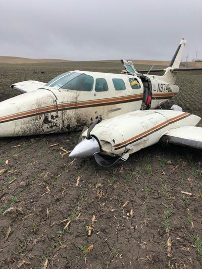 Plane emergency landing