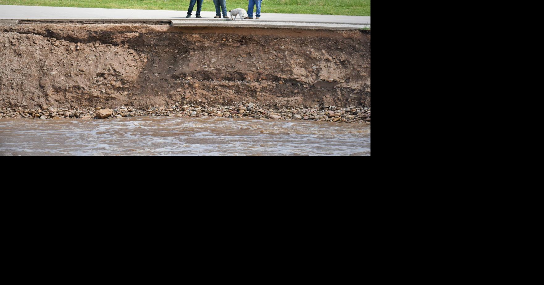 Heavy rains cause flood damage in Sturgis
