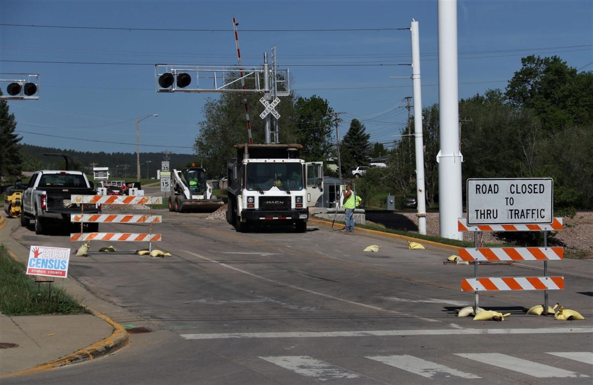 Ballpark Road rail crossing