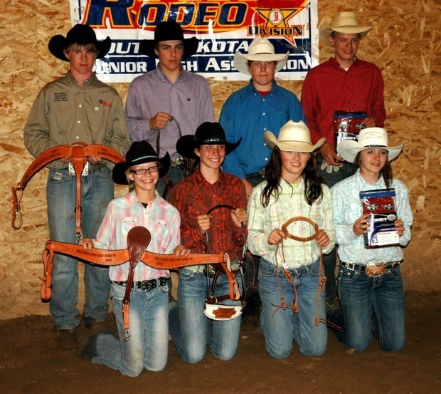 State Junior High Rodeo Team for nationals wins at Cadillac Ranch Belle Fourche