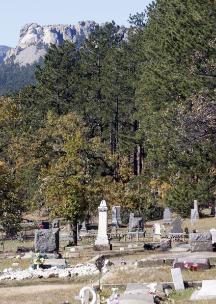 Ghostly cemetery