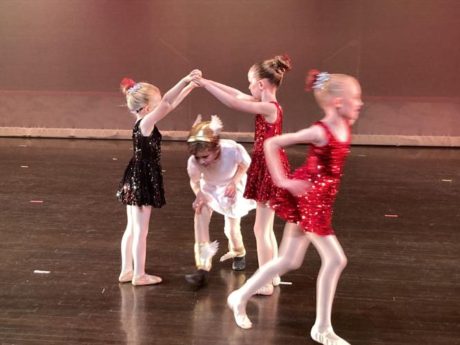 Academy of Dance Arts red and black costumes