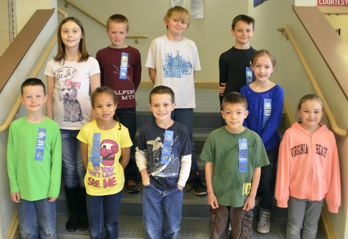 Sturgis Elementary April students of the month named Sturgis