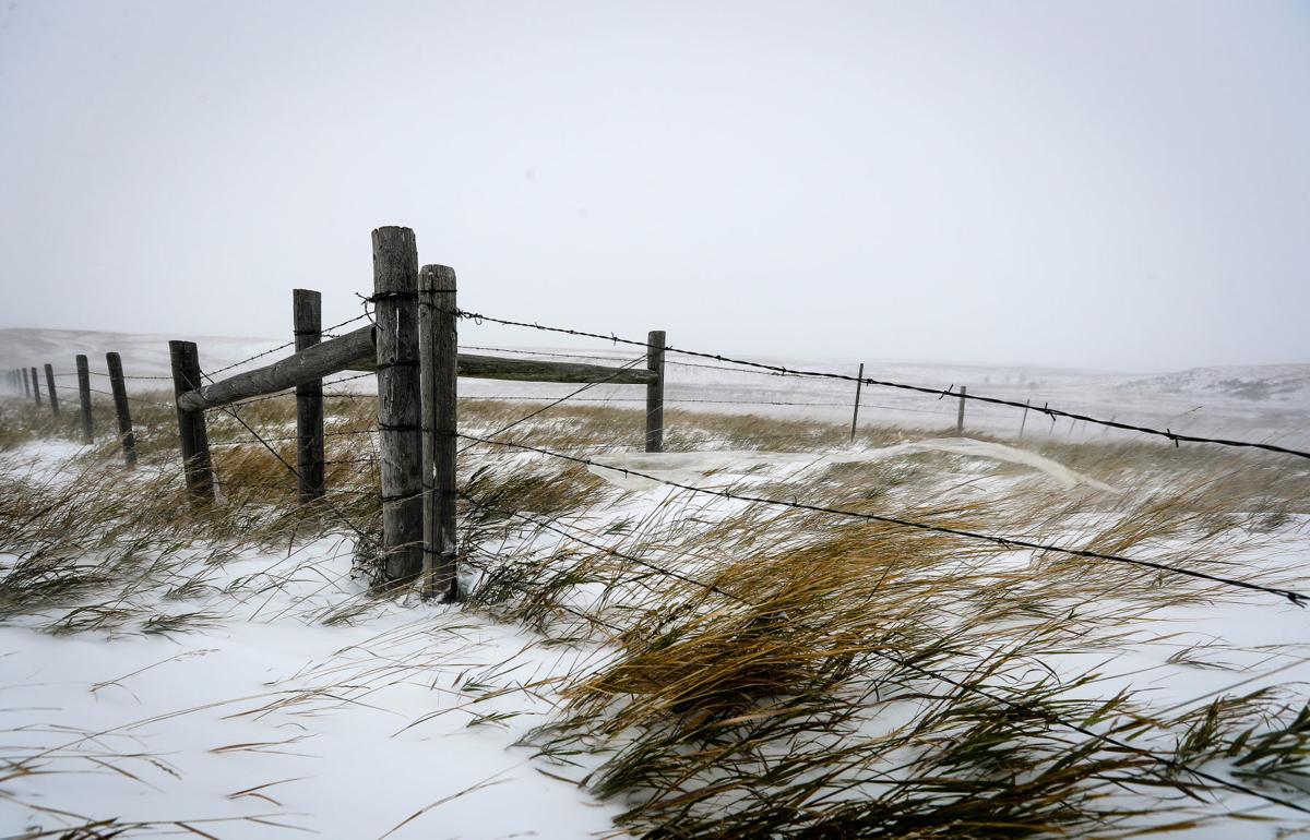 First Winter Storm Of The Season Brings Snow Wind To The Area