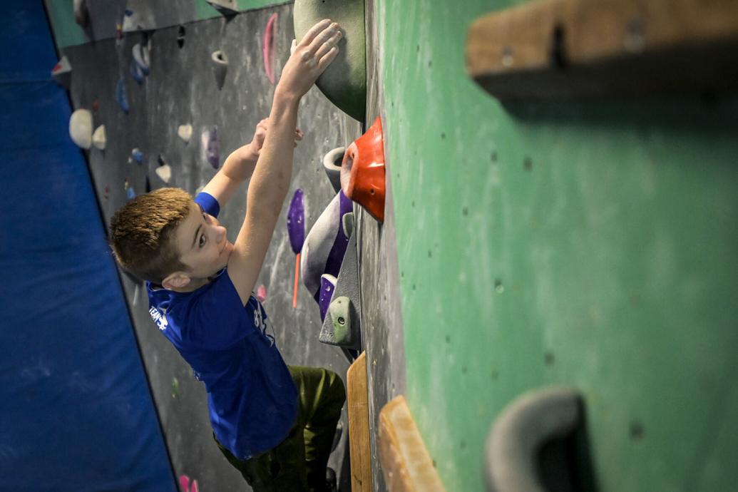 Ben Bergman qualifies for USA Climbing Youth Nationals