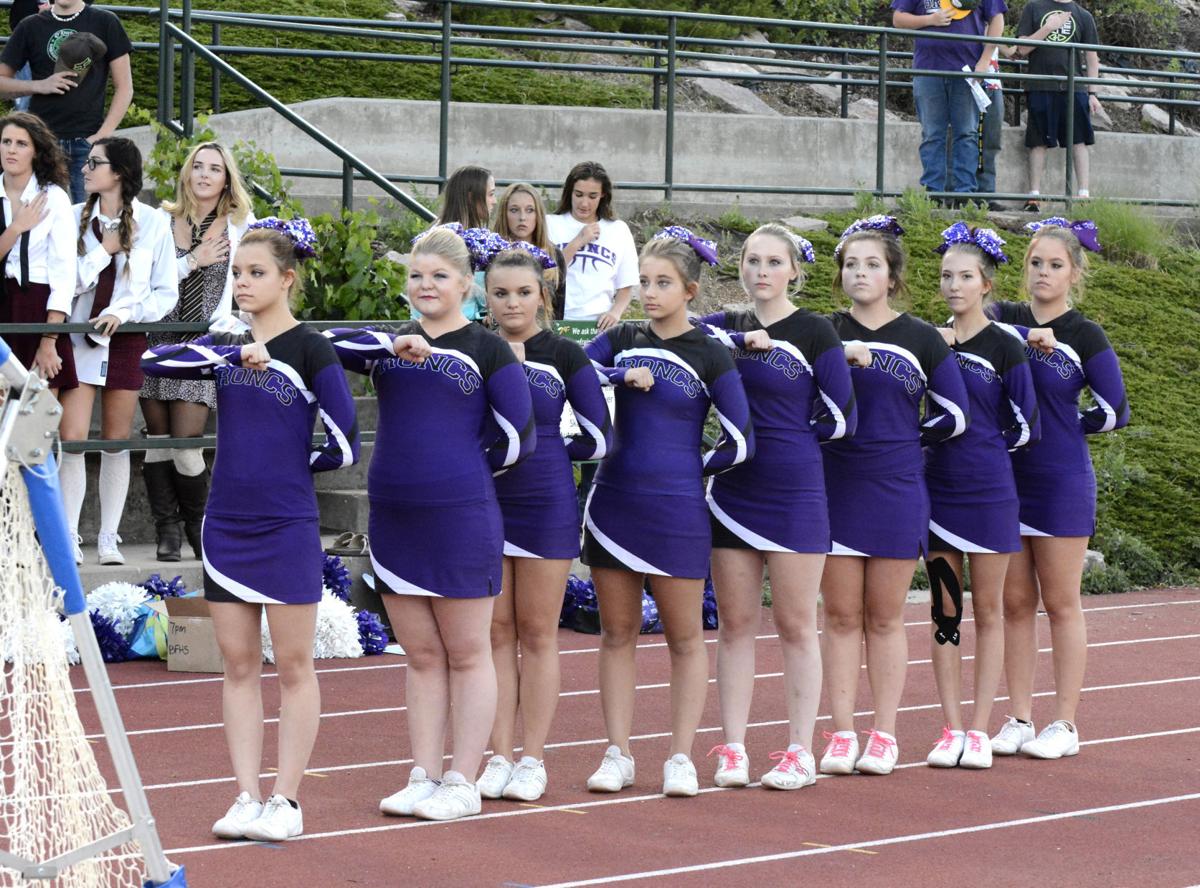 Bronc cheerleaders stand tall at Beef Bowl Belle Fourche