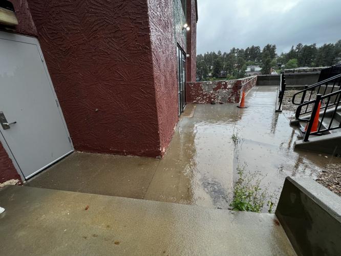 Handley Center Lead exterior flooding