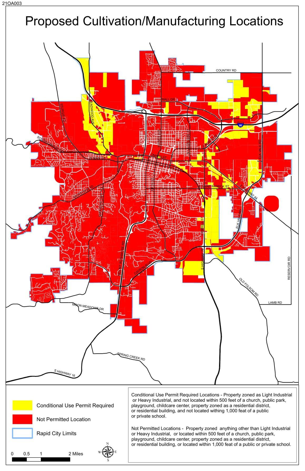 Rapid City Zoning Map Planning Commission Oks Medical Cannabis Zoning Ordinance | Local |  Rapidcityjournal.com