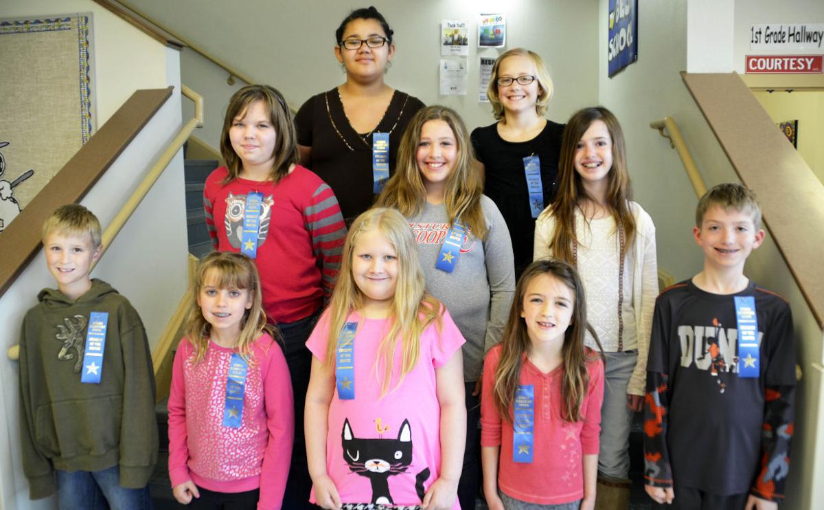 Sturgis Elementary April students of the month named Sturgis