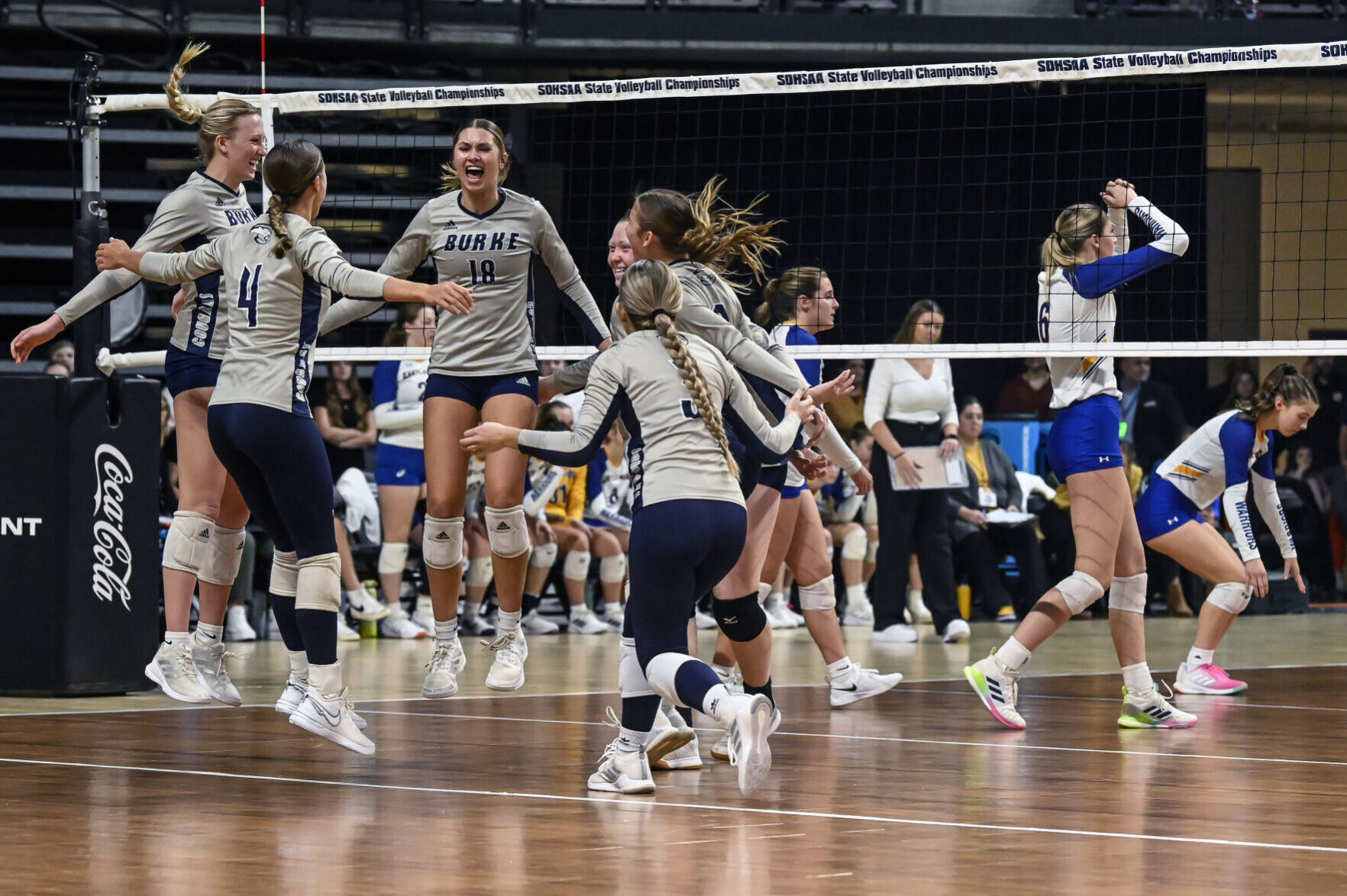 Burke Volleyball Team Clinches Third Place at Class B State Tournament with a Thrilling Win
